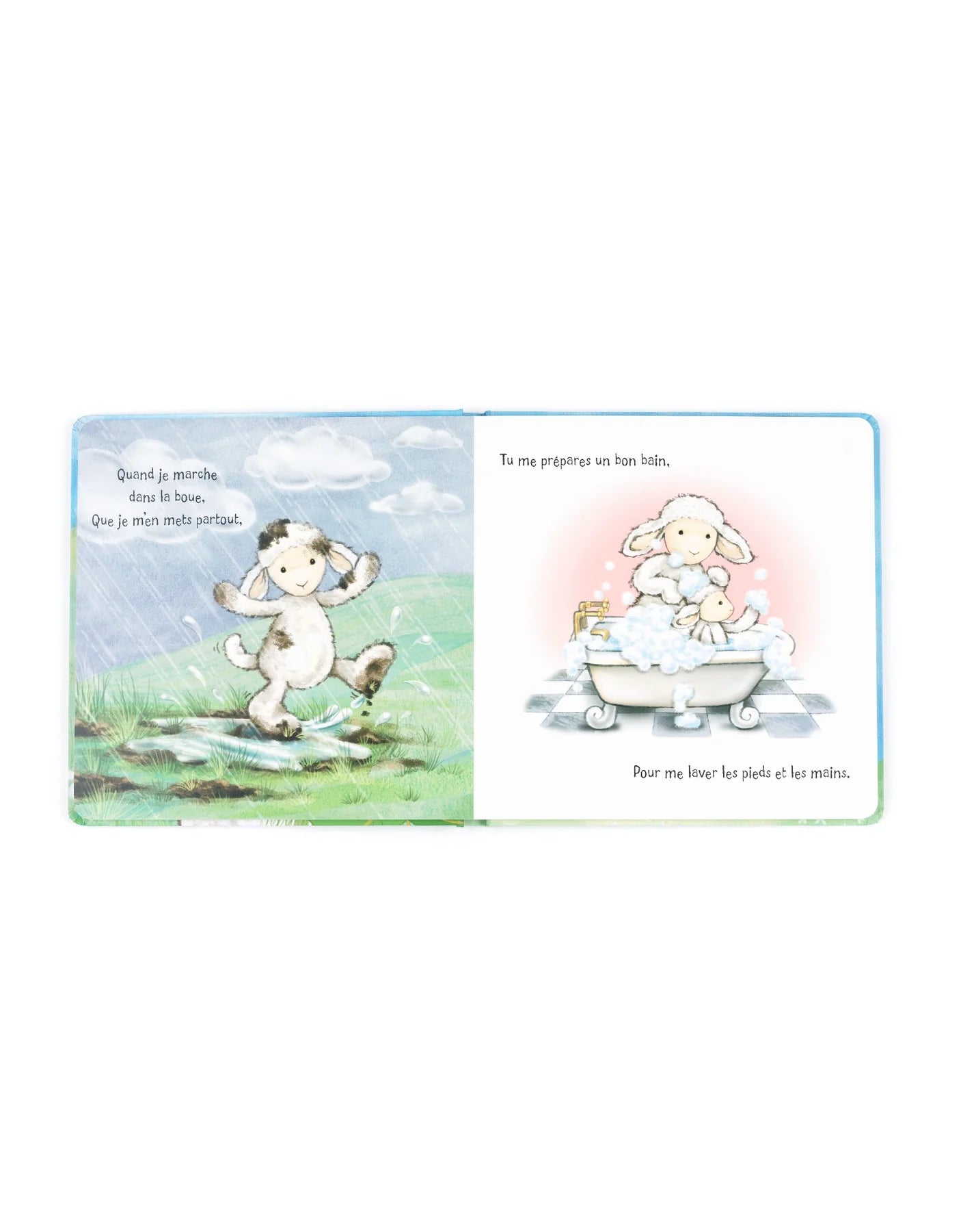 Jellycat - Book Shy Lamb and his Mummy