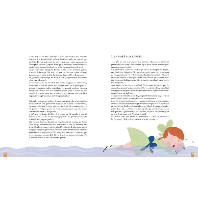Livre - Alice au Pays des Merveilles : de l'autre côté du miroir