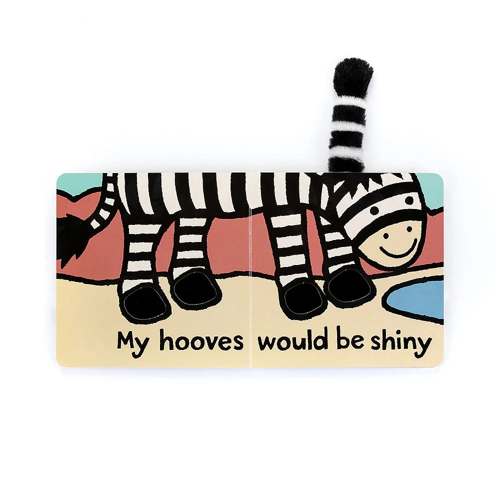 Jellycat - "If I Were a Zebra" book