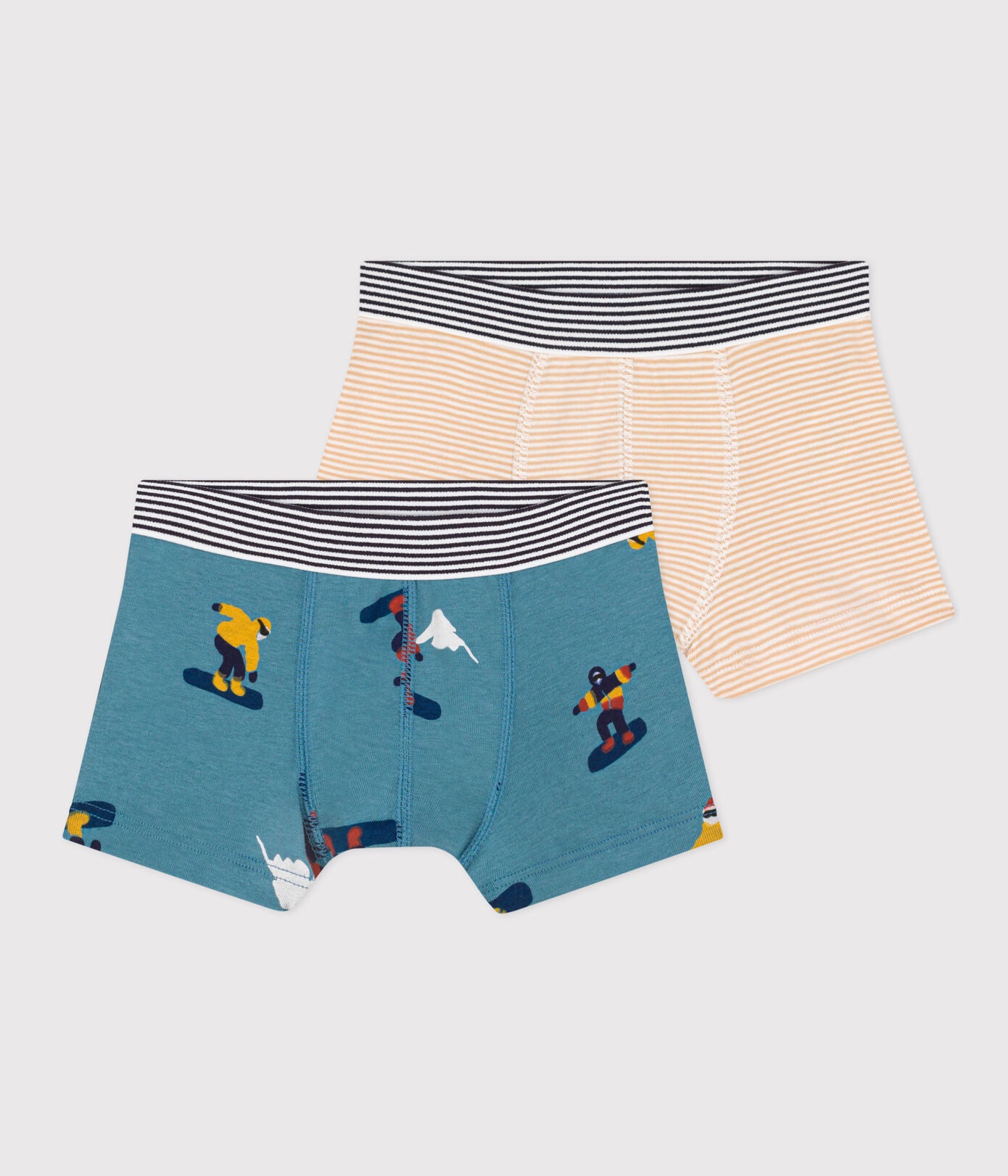 Boxer Bambino Cotone Elasticizzato - Confezione Da 2 Pezzi Con Fantasie - Foto 1