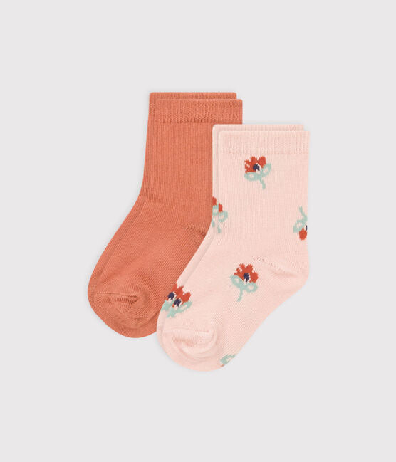 Petit Bateau - Lot de 2 Paires Chaussettes Fleurs