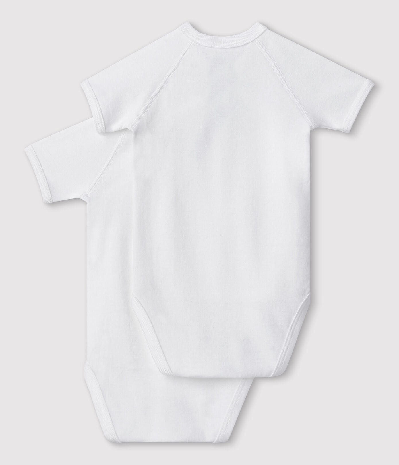 Petit Bateau - Set of 2 Short Sleeve Diaper Covers