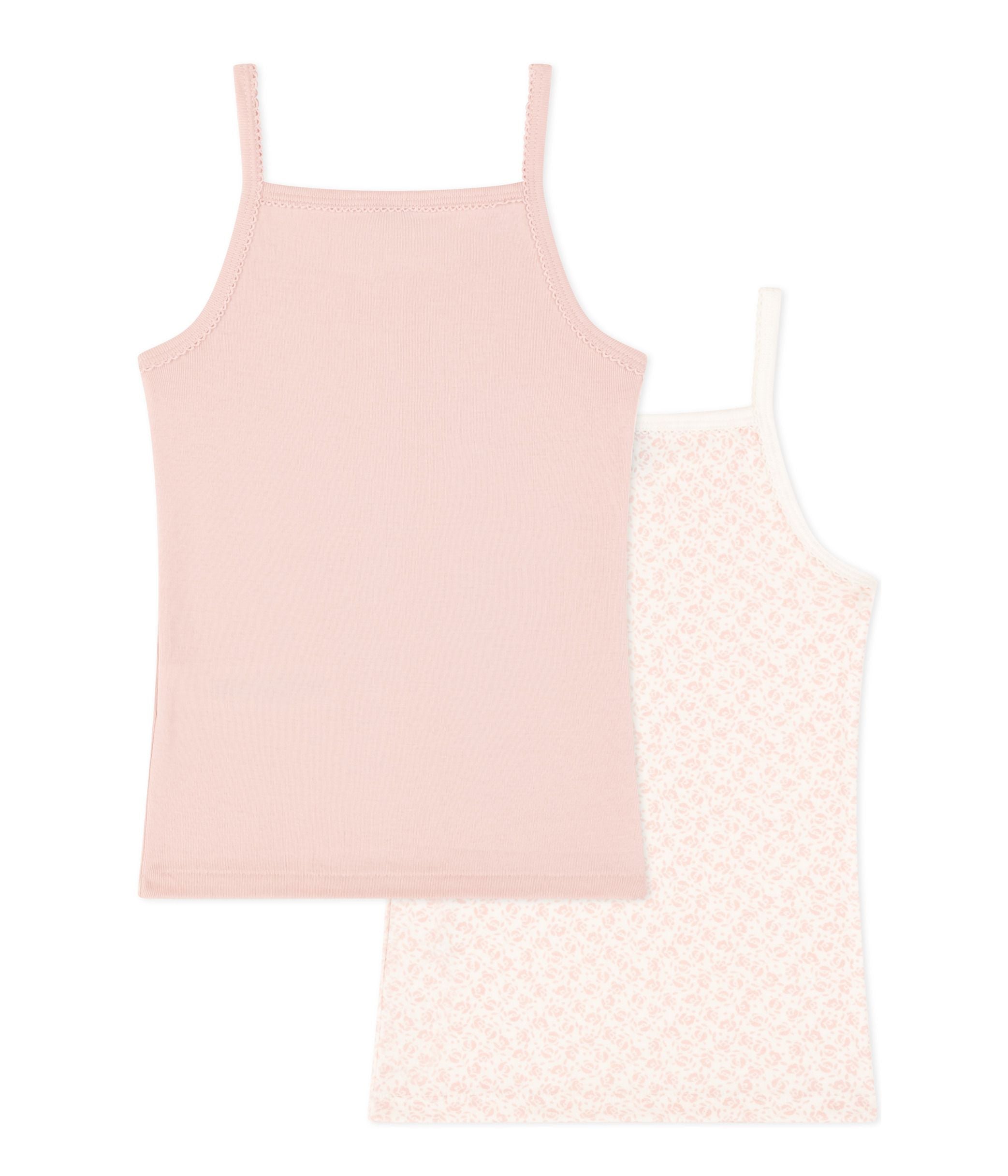 Petit Bateau - Lot de 2 Camisoles à bretelles