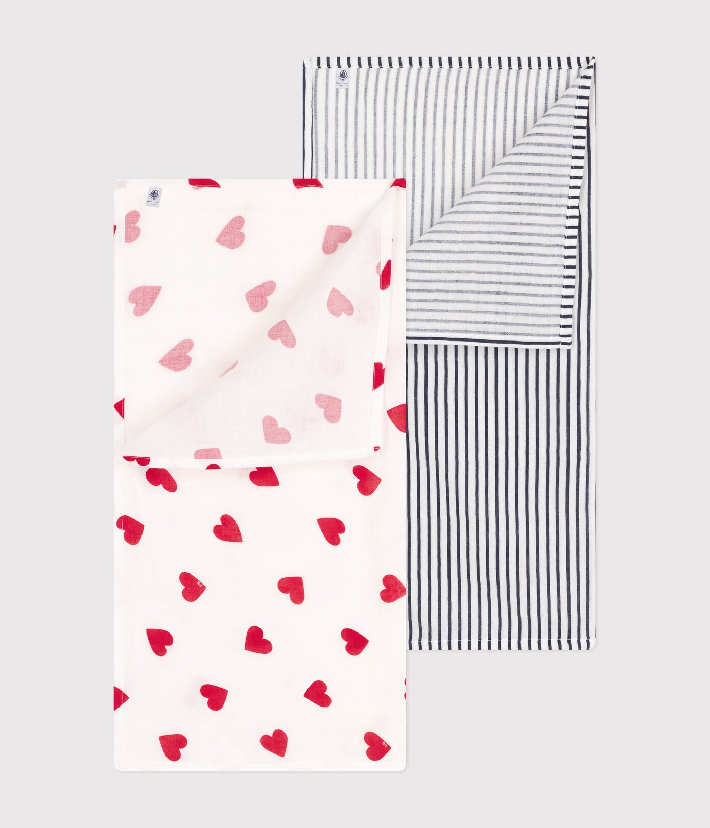 Petit Bateau - Lot de 2 Langes