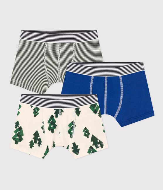 Petit Bateau - Set of 3 Chalet Boxers