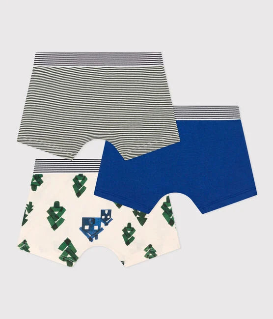 Petit Bateau - Lot de 3 Boxers Chalet