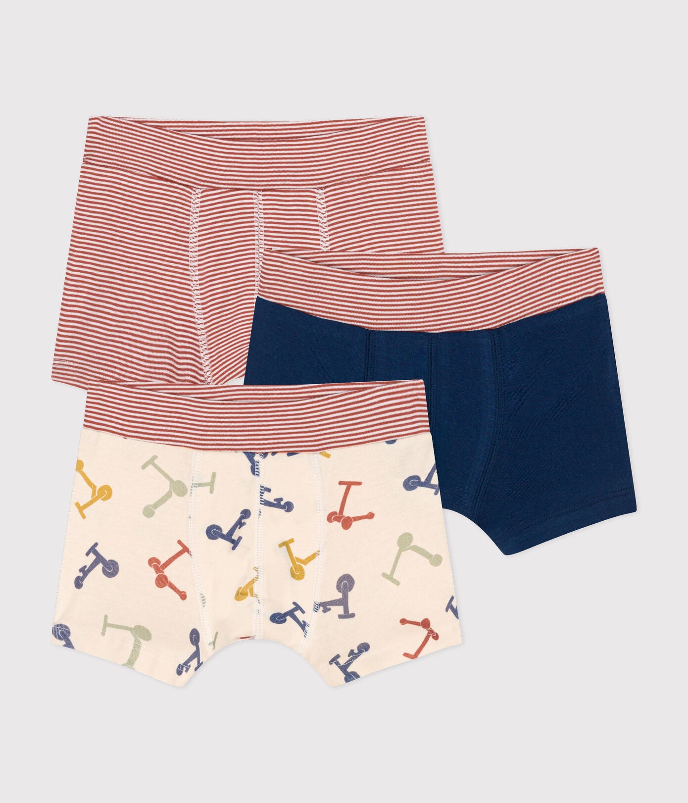Petit Bateau - Lot de 3 Boxers