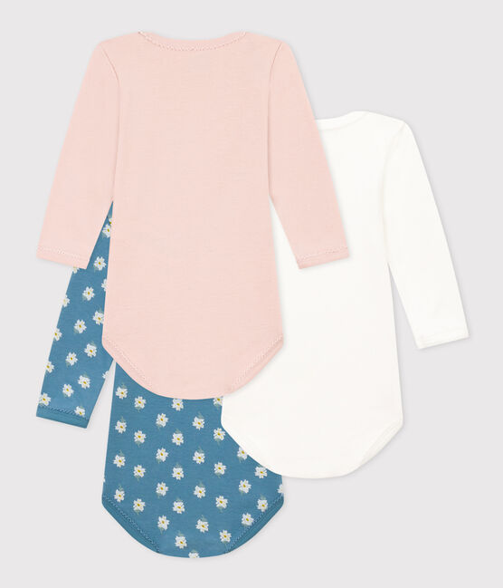 Petit Bateau - Lot de 3 Cache-couches Manches Longues