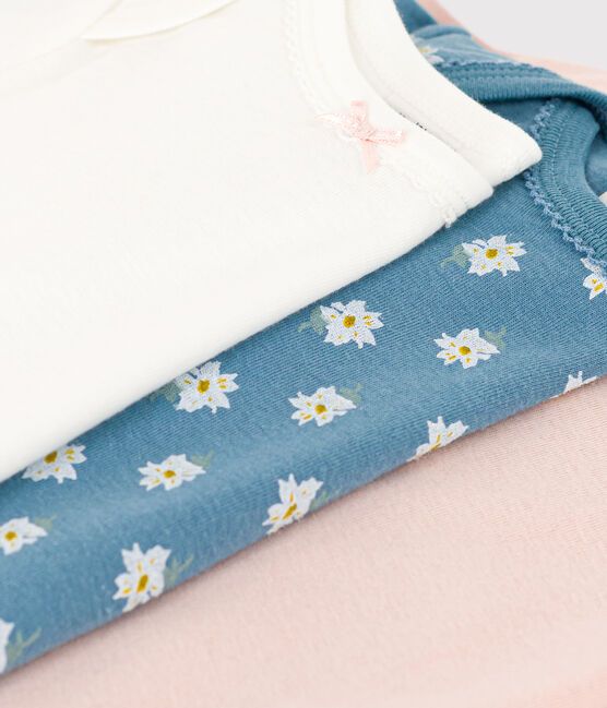 Petit Bateau - Set of 3 Long Sleeve Diaper Covers