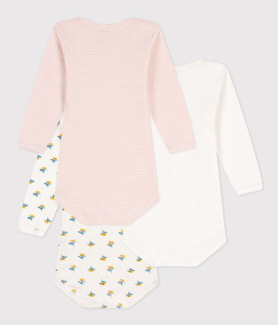 Petit Bateau - Lot de 3 Cache-couches Manches Longues