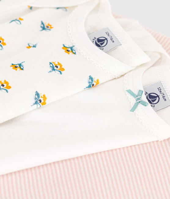 Petit Bateau - Lot de 3 Cache-couches Manches Longues