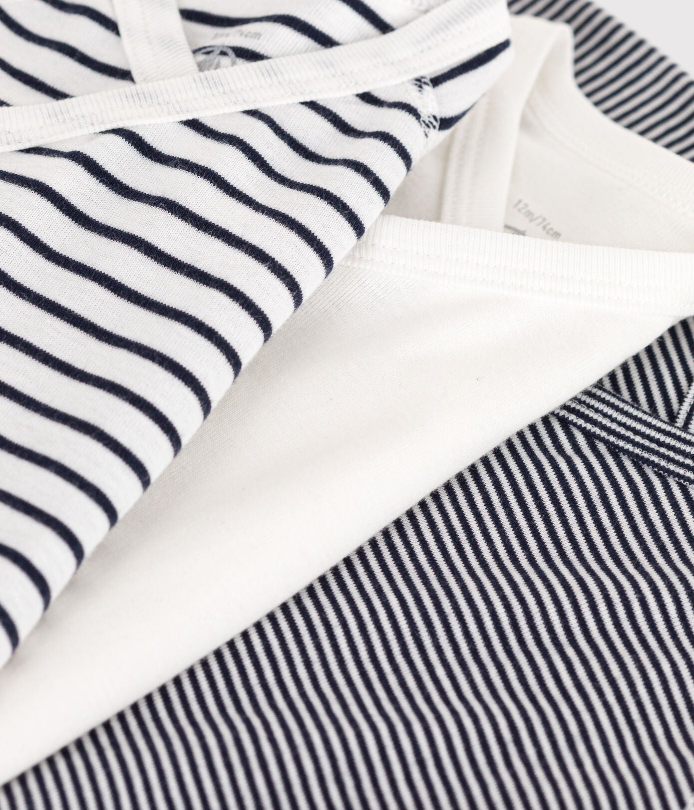 Petit Bateau - Set of 3 short-sleeved shirts
