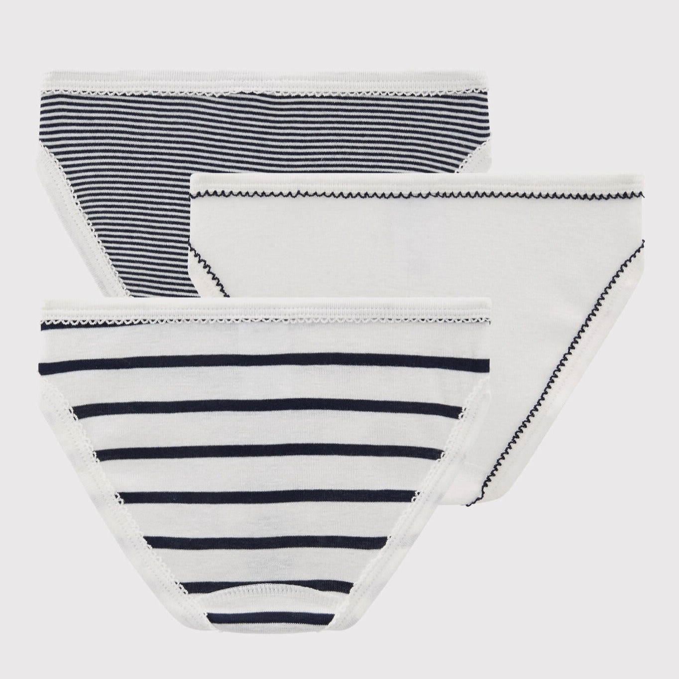 Petit Bateau - Set of 3 Striped Panties