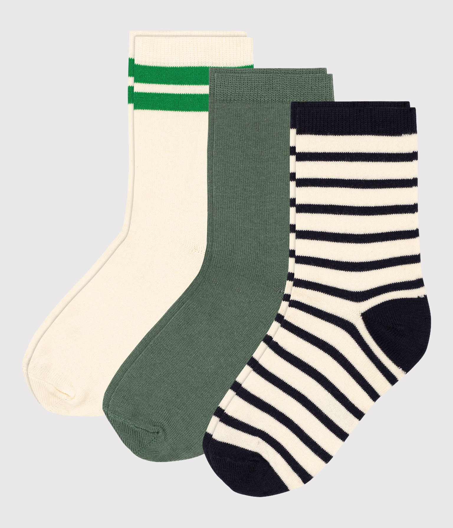 Petit Bateau - Lot de 3 Paires de Chaussettes