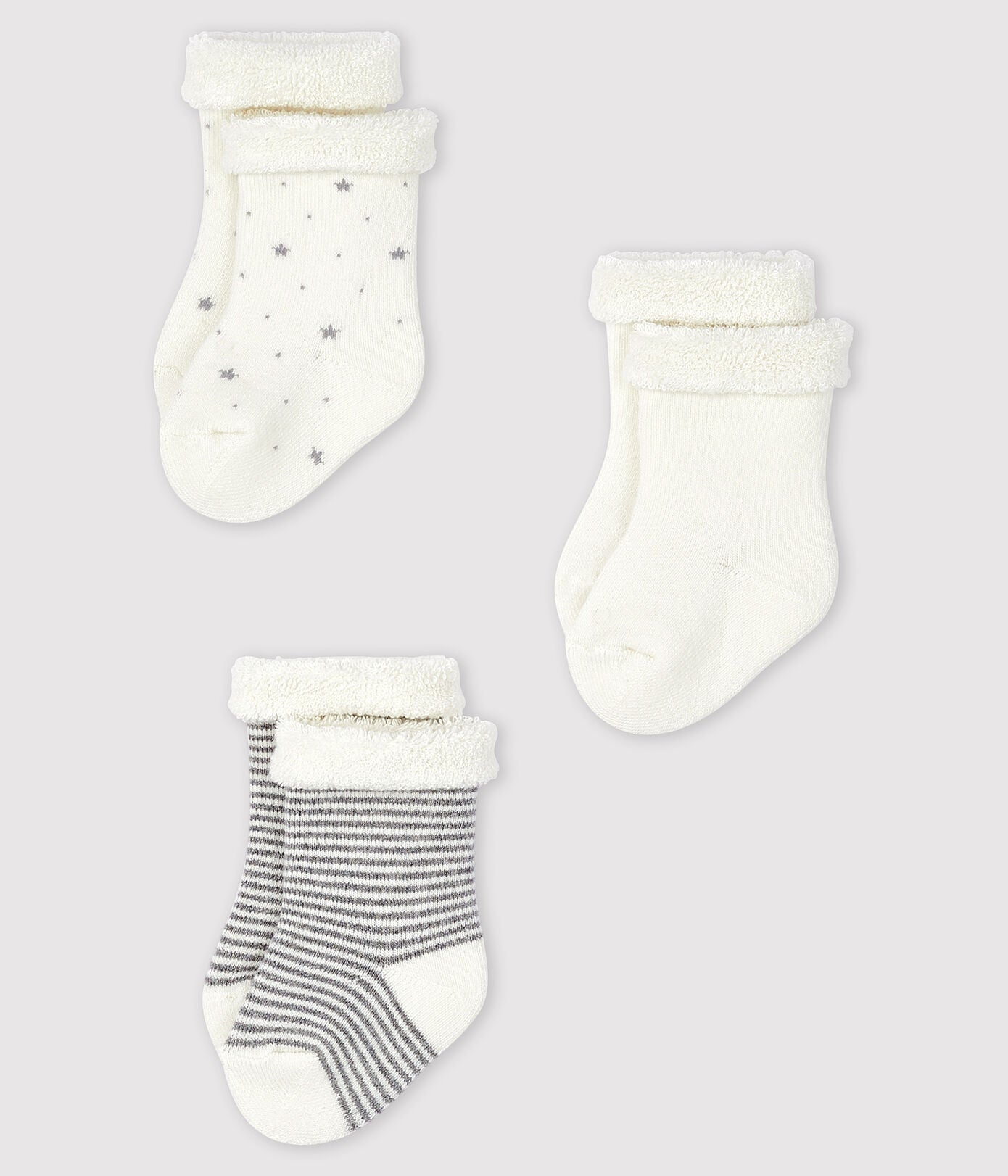 Petit Bateau - Lot de 3 Paires de Chaussettes