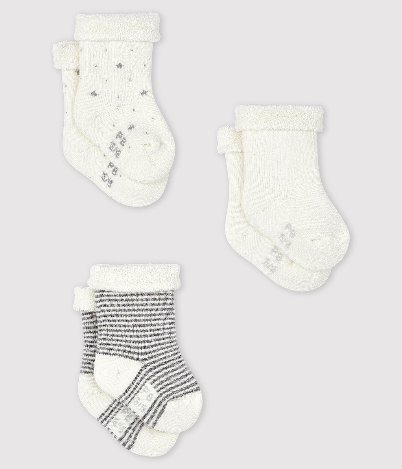 Petit Bateau - Lot de 3 Paires de Chaussettes