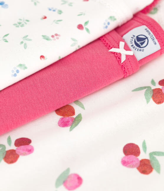 Petit Bateau - Lot de 3 Camisoles à bretelles