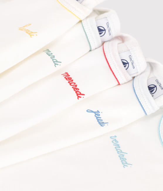 Petit Bateau - Lot de 5 Caches-couches