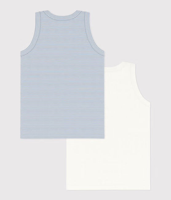 Petit Bateau - Pack of 2 strappy camisoles