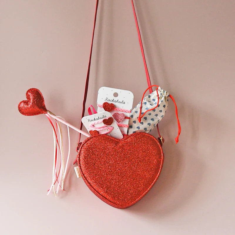 Rockahula - Glittery Heart Hair Clips