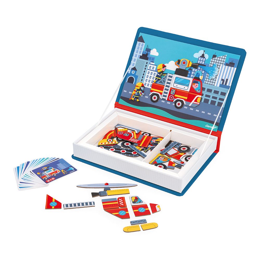 Janod - Magnéti'Book Pompiers