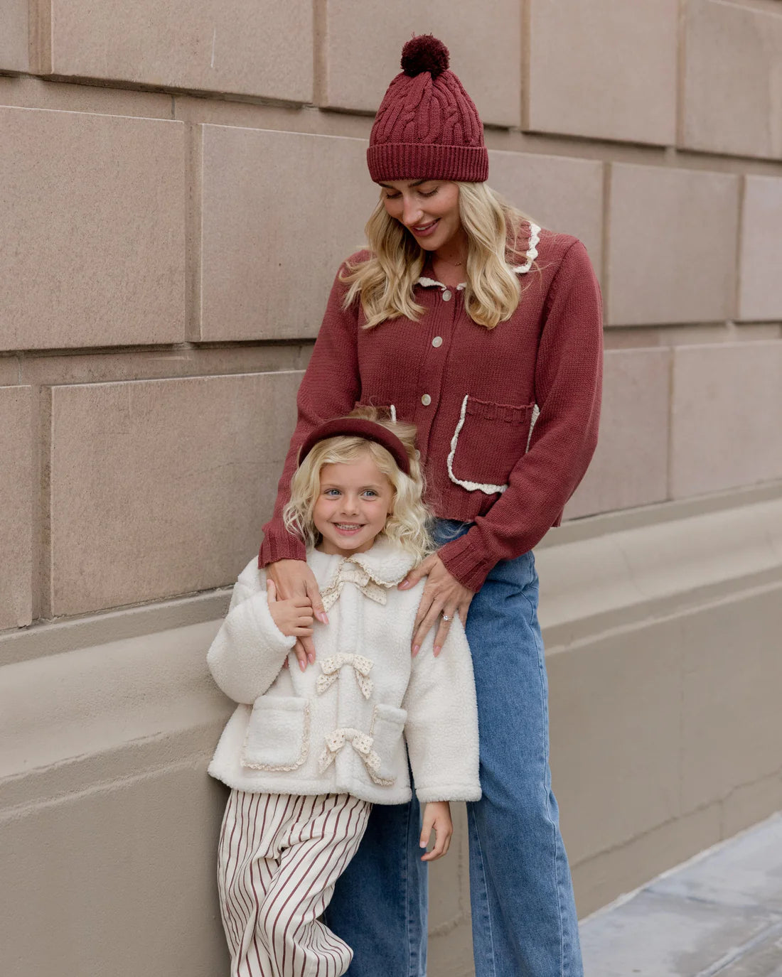 Rylee + Cru - Manteau Sherling à col