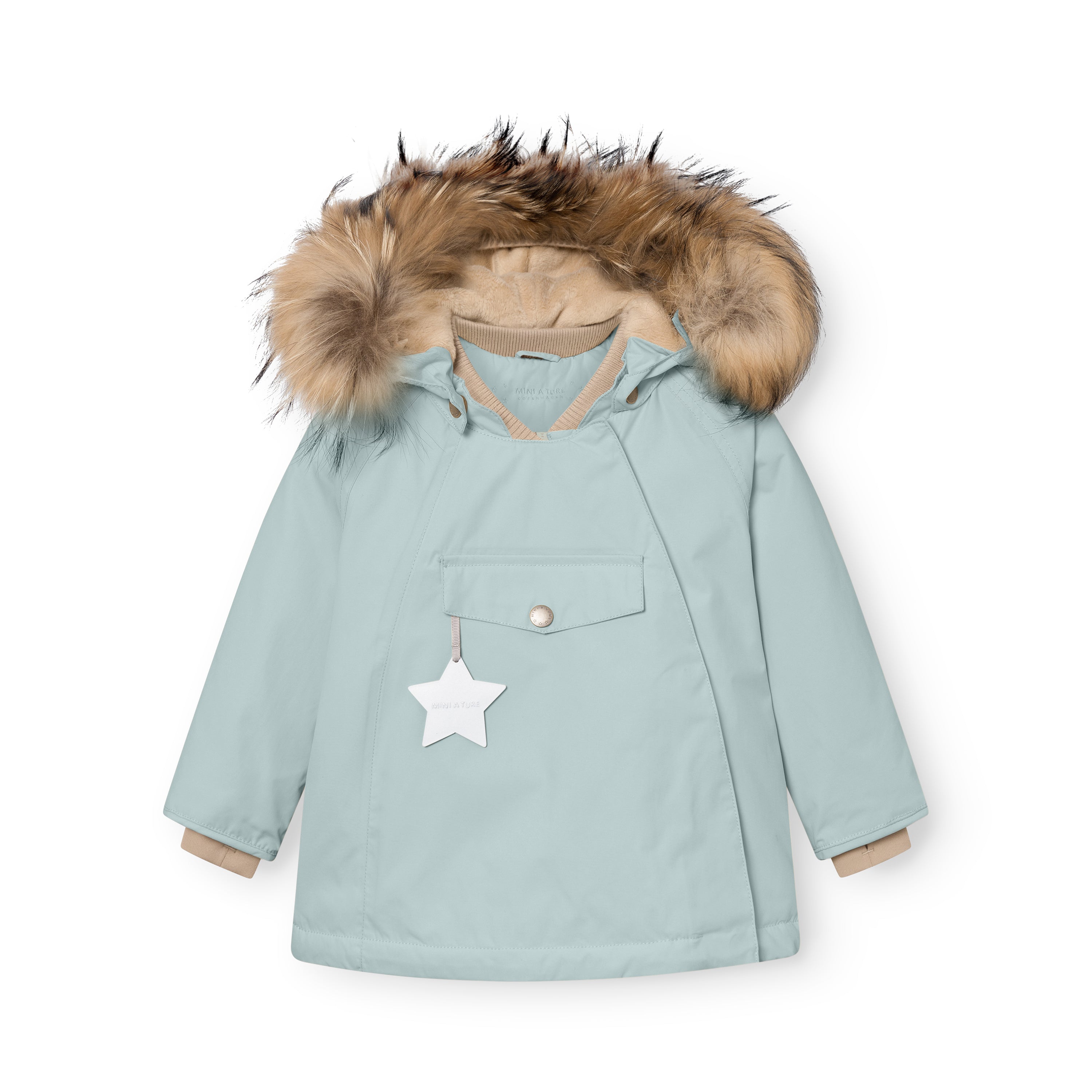 Mini A Ture - Fur Wang Fleece Lined Winter Coat