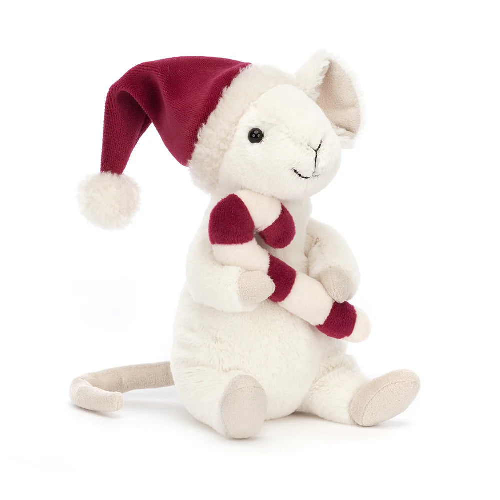 Jellycat - Merry Mouse : Christmas cane