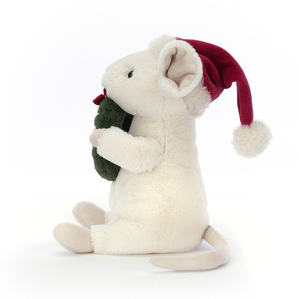 Jellycat - Merry Mouse: Christmas wreath