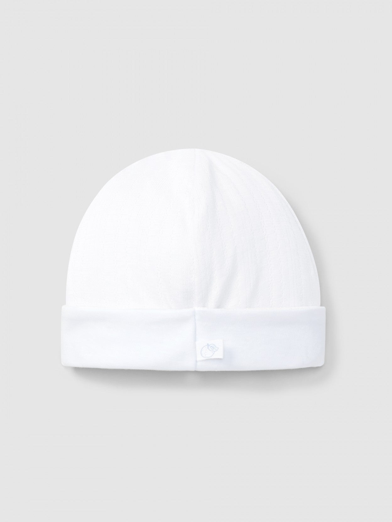 Laranjinha - Organic cotton beanie with embroidered detail