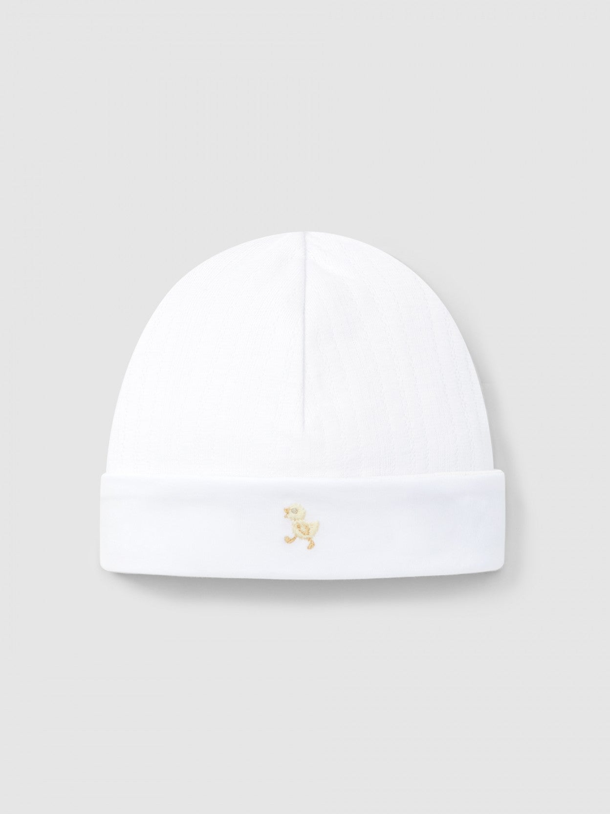 Laranjinha - Organic cotton beanie with embroidered detail