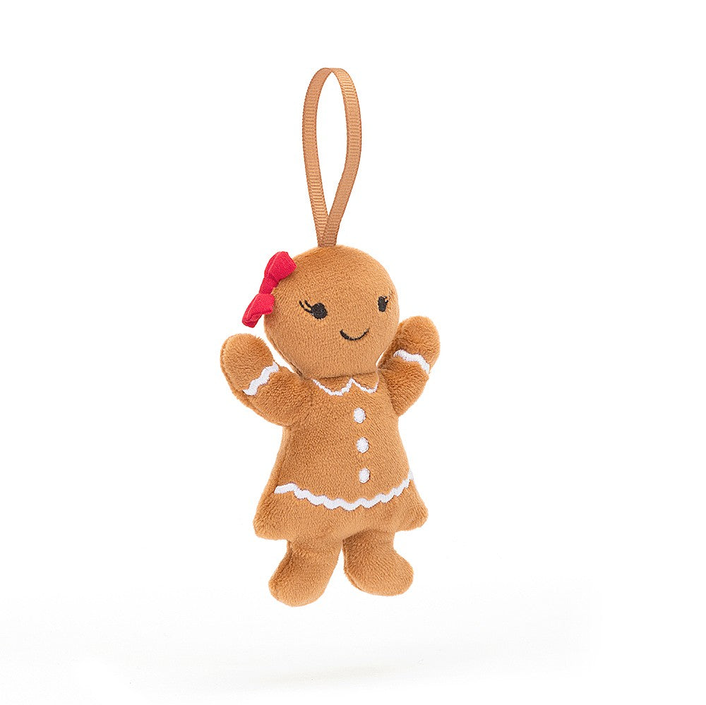 Jellycat - Christmas ornament: Ruby the Gingerbread Man