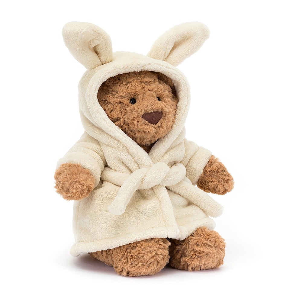 Jellycat - L'ours Bartholomew et sa Robe de Chambre