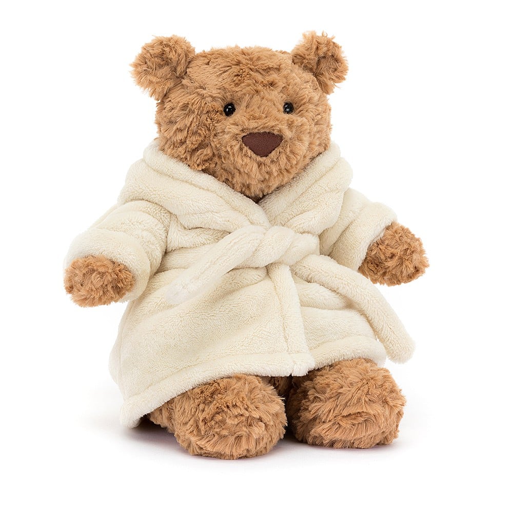 Jellycat - L'ours Bartholomew et sa Robe de Chambre