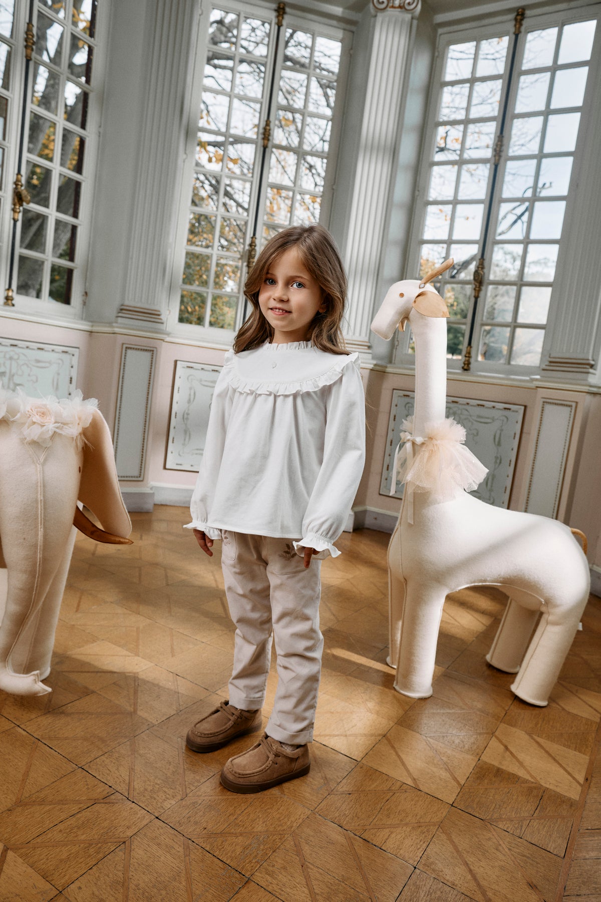 Patachou - Pantalon Élégant Brodé
