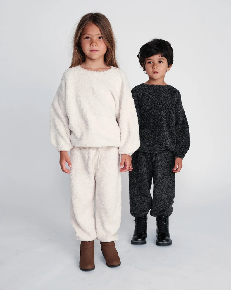 7 AM - Fuzzy Wide Leg Pants