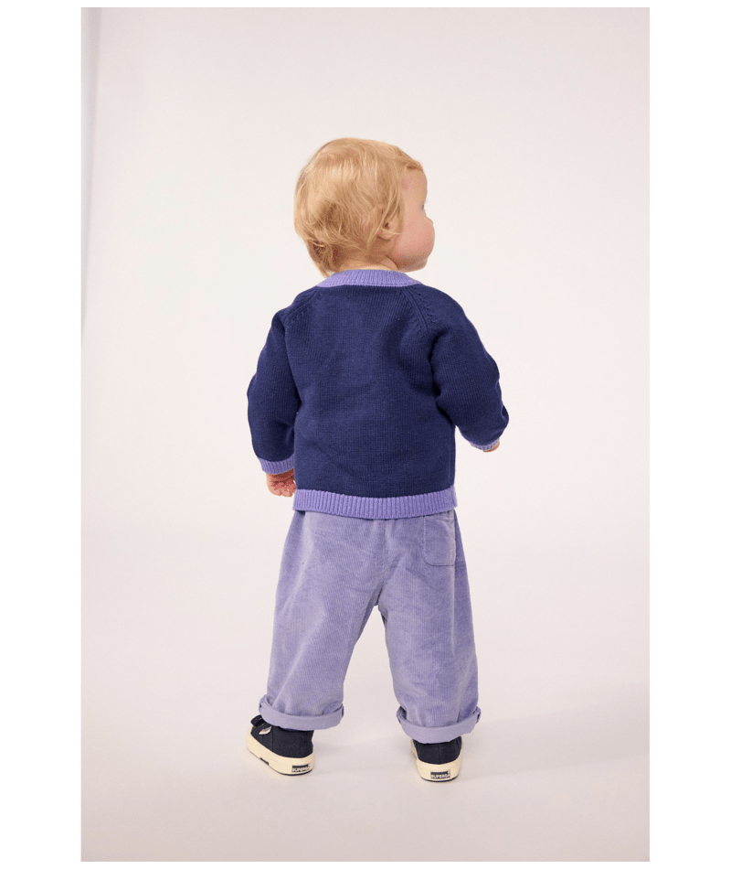 Petit Bateau - Plain Velvet Baby Trousers