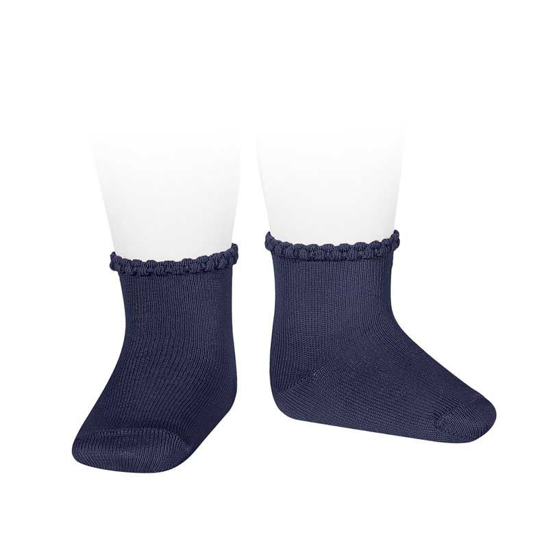 Condor - Chaussettes courtes bordure à motif