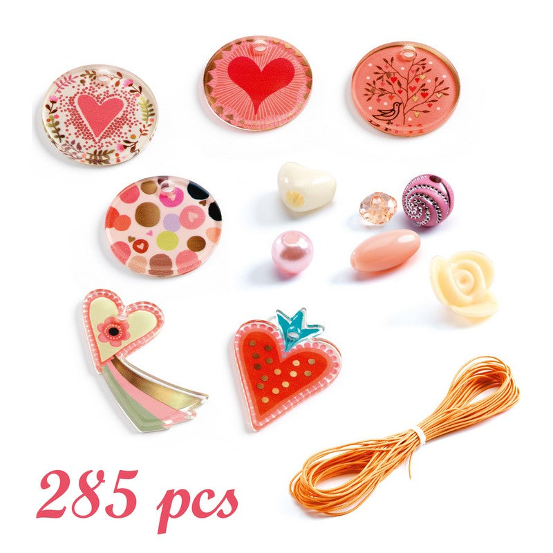 Djeco - Fantasy Beads: Hearts