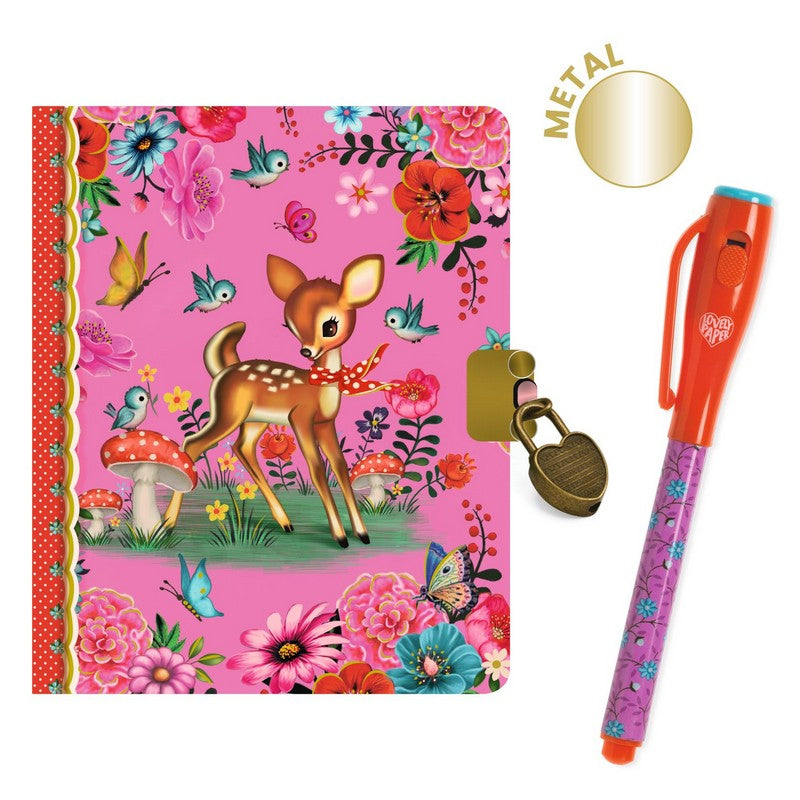 Djeco - Fiona Small Felt and Secret Notebook