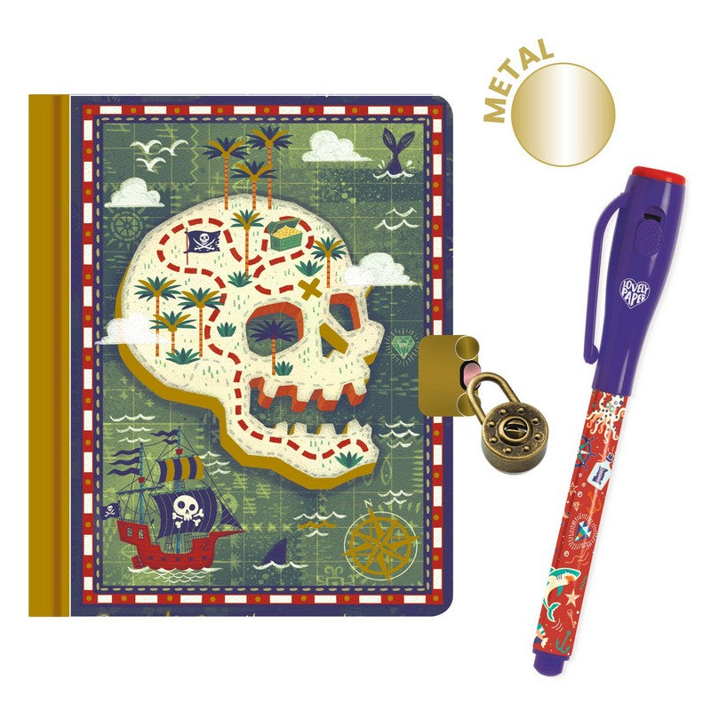 Djeco - Steve's Little Secret and Felt Notebook