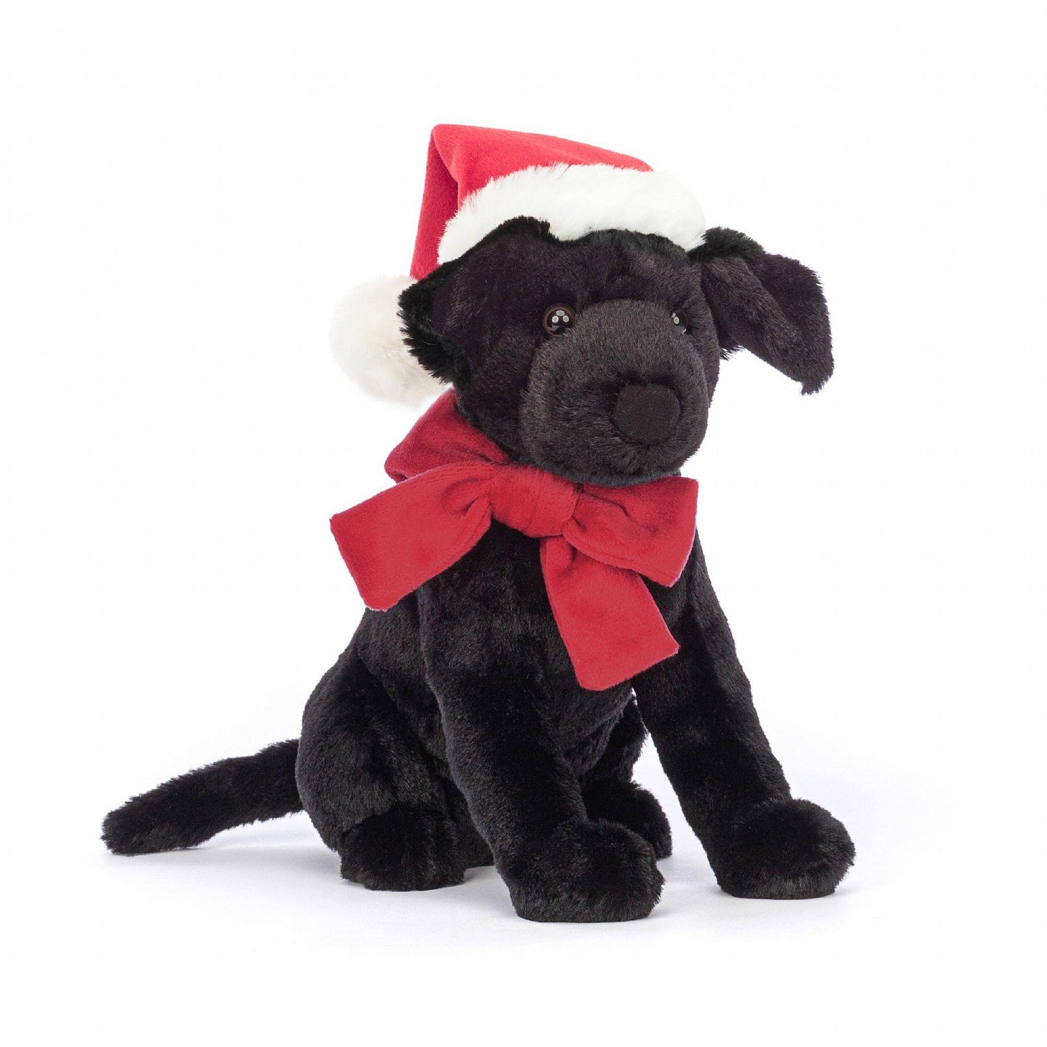 Jellycat - Pippa The Black Christmas Labrador