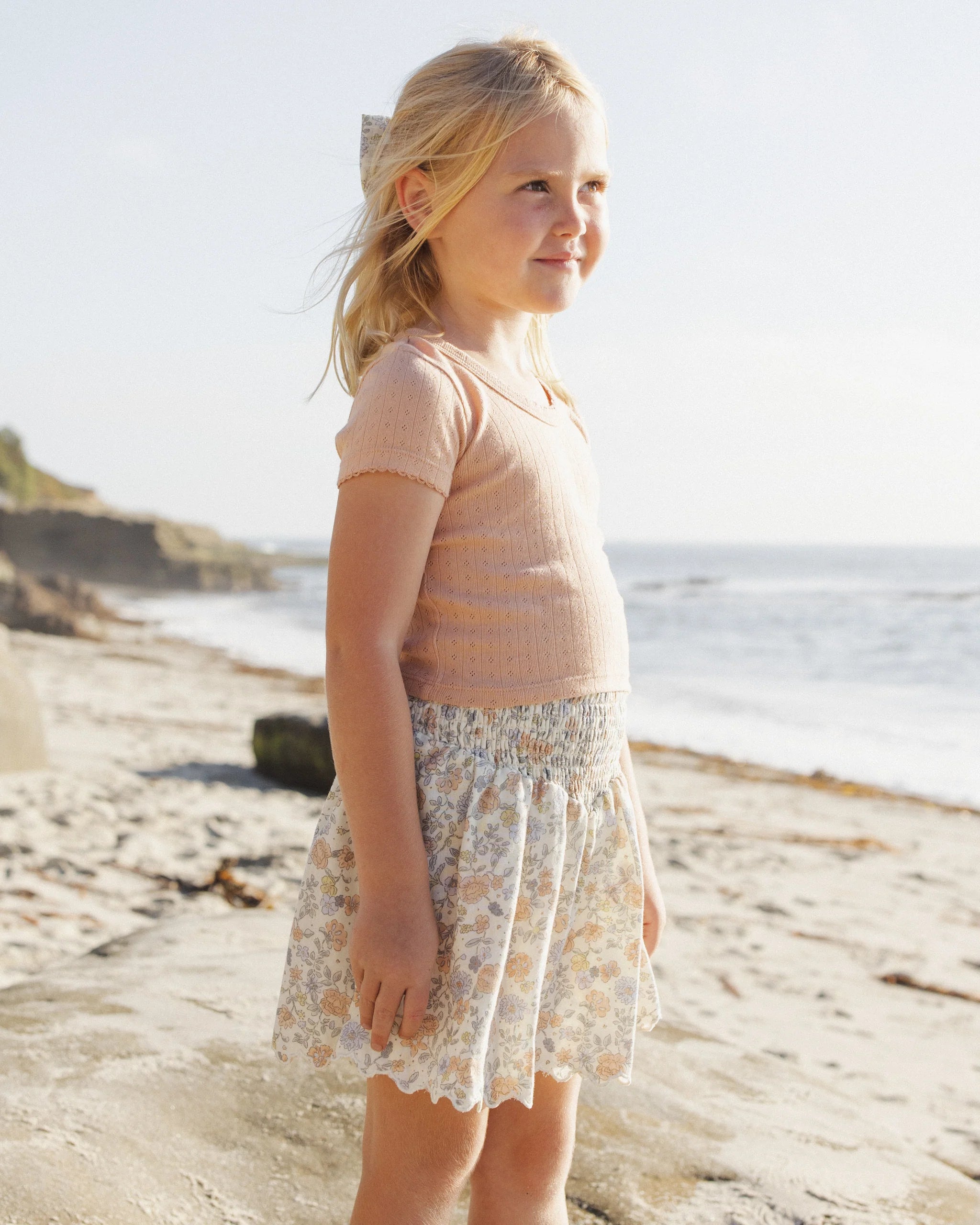 Rylee + Cru - T-Shirt Pointelle