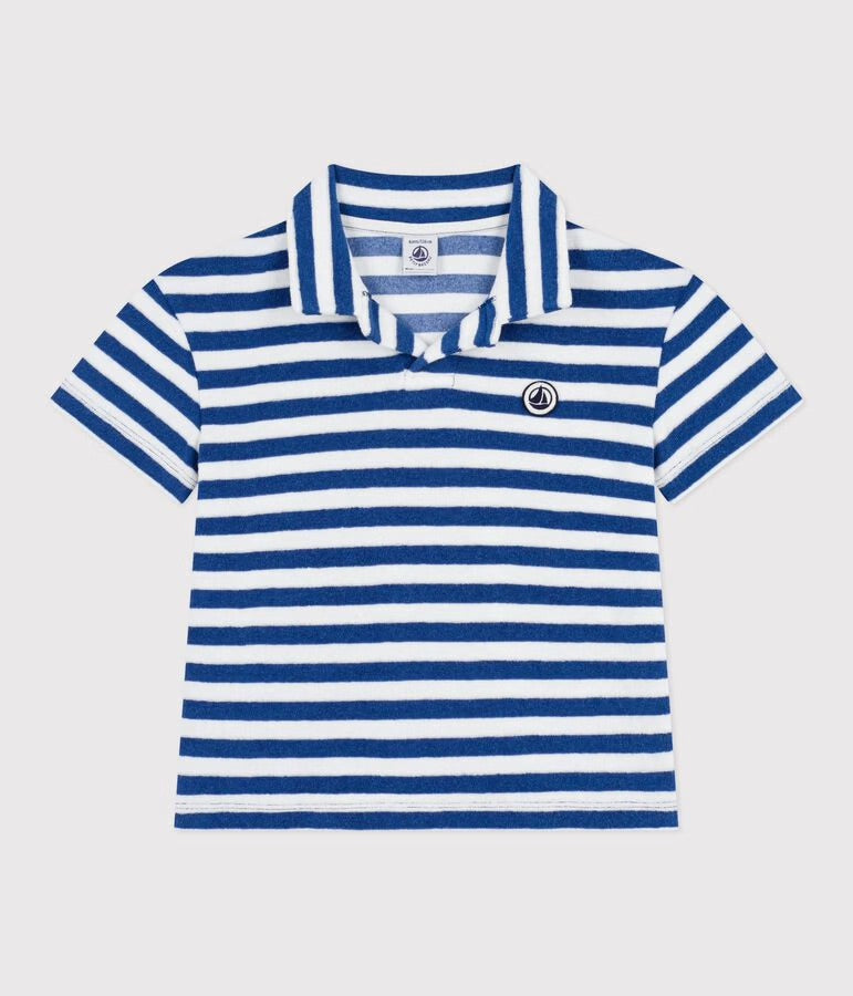 Petit Bateau - Polo enfant à manches courtes en coton