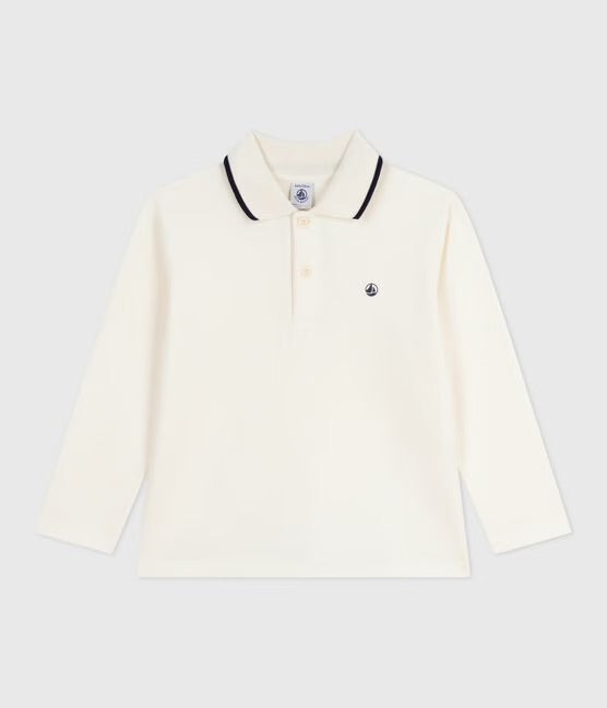 Petit Bateau - Long Sleeve Polo Shirt