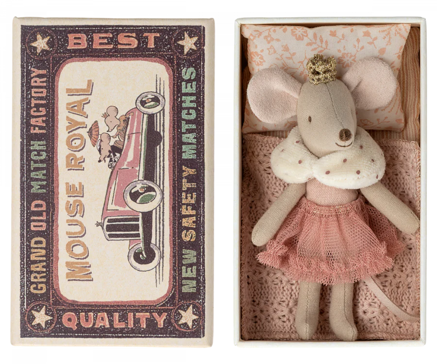 Maileg - Mouse princess in a matchbox