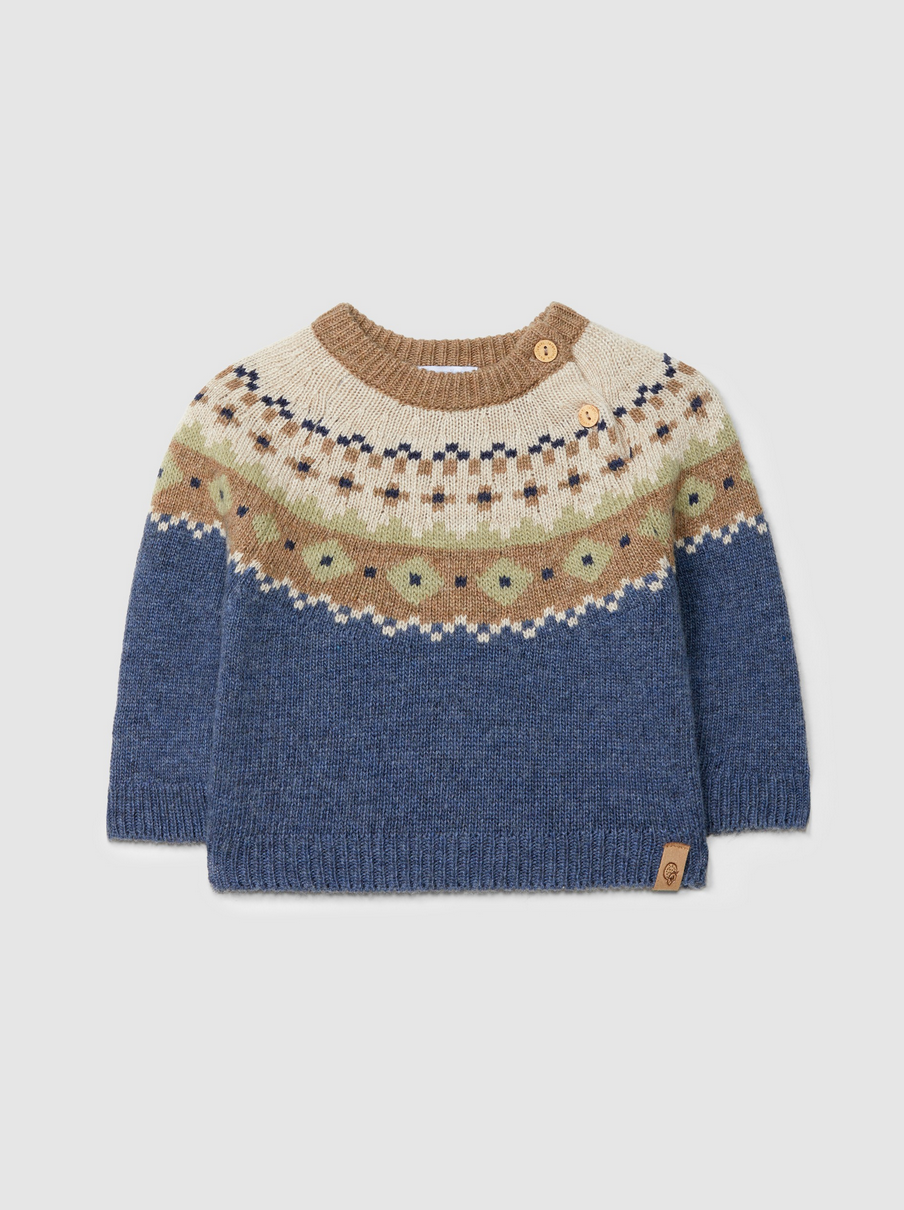 Laranjinha - Pull Tricoté Jacquard