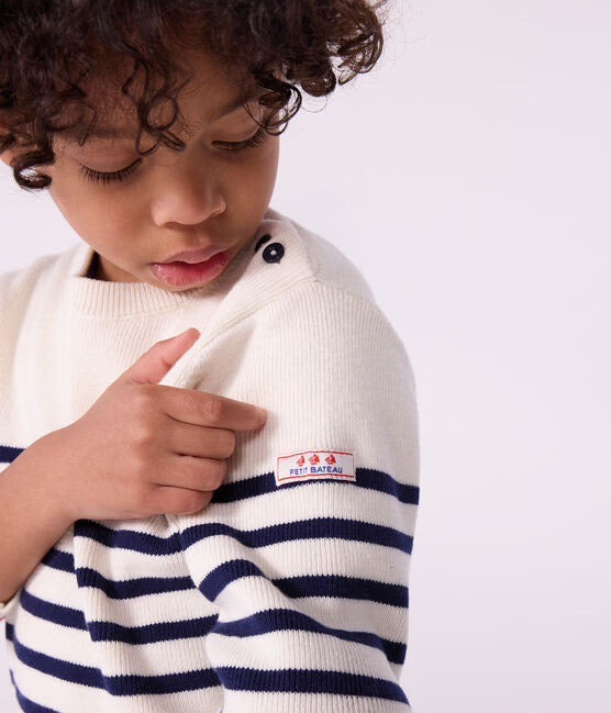 Petit Bateau - Pull Rayé