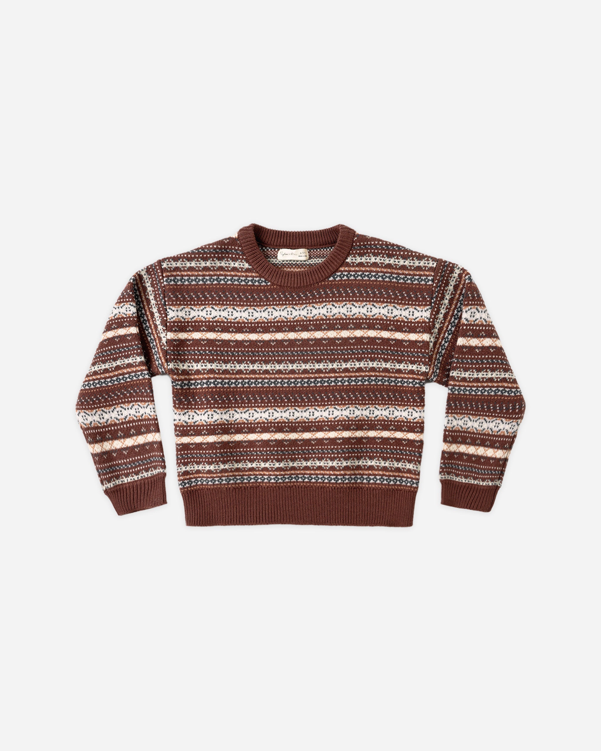 Rylee + Cru - Pull Aspen rayé multicolore