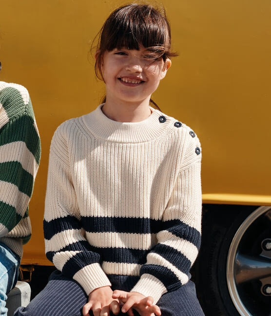 Petit Bateau - Pull Rayé